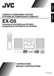 JVC CA-EXD5 Manuel D'instructions