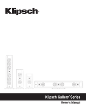 Klipsch Gallery Serie Mode D'emploi