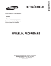 Samsung RB1855SW Manuel Du Propriétaire