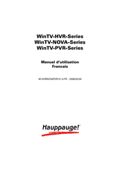 Hauppauge WinTV-HVR Serie Manuel D'utilisation