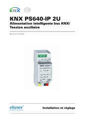 elsner elektronik KNX PS640-IP 2U Installation Et Réglage