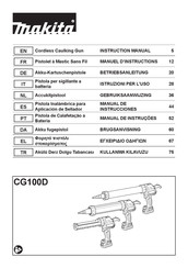 Makita CG100D Manuel D'instructions