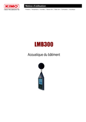 Kimo Instruments LMB300 Notice D'utilisation