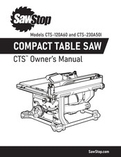 SawStop CTS-120A60 Manuel Du Propriétaire