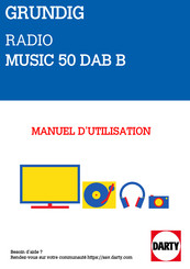 Grundig Music 5000 DAB+ Mode D'emploi