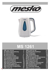 Mesko MS 1261 Mode D'emploi