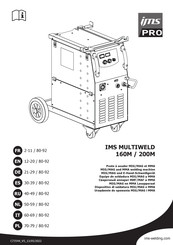 ims PRO IMS MULTIWELD 160M Instructions