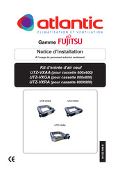 Atlantic FUJITSU UTZ-VXRA Notice D'installation