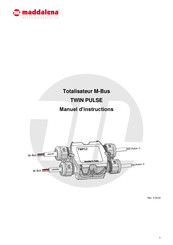 Maddalena M-Bus TWIN PULSE TWP12 Manuel D'instructions