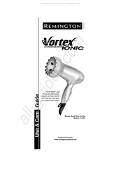 Remington Vortex IONIC V-2002 Guide D'utilisation Et D'entretien