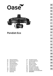 Oase PondJet Eco Notice D'emploi