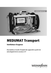 Weinmann MEDUMAT Transport Description Et Mode D'emploi
