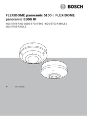 Bosch FLEXIDOME panoramic 5100i IR Manuel D'utilisation