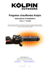 Kolpin Outdoors 50-0360 Instructions D'installation