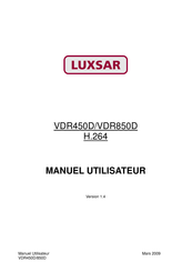 LUXSAR VDR850D Manuel Utilisateur