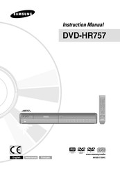 Samsung DVD-HR757 Manuel D'instructions