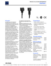 Allen-Bradley PHOTOSWITCH RightSight 42EF Serie Fiche Technique