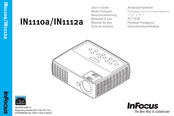 InFocus IN1110A Mode D'emploi