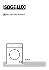 SOGELUX V2107B Notice D'utilisation