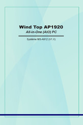 MSI Wind Top AP1920 Mode D'emploi