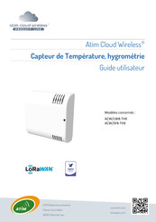 Atim Cloud Wireless ACW/LW8-THX Guide Utilisateur