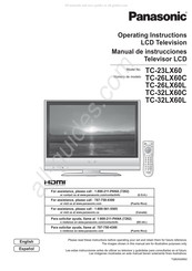 Panasonic TC-26LX60C Manuel D'instructions