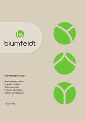 Blumfeldt Greenkeeper Solar Mode D'emploi