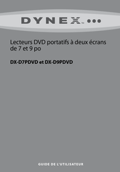 Dynex DX-D7PDVD Guide De L'utilisateur