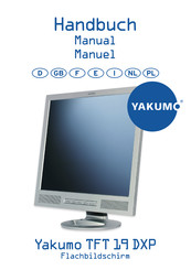 YAKUMO TFT 19 DXP Manuel