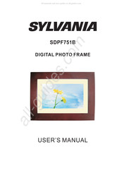 Sylvania SDPF751B Mode D'emploi