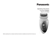 Panasonic ES-WD22 Mode D'emploi