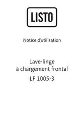 Listo LF 1005-3 Notice D'utilisation