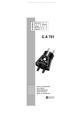 Chauvin Arnoux C.A 751 Notice De Fonctionnement