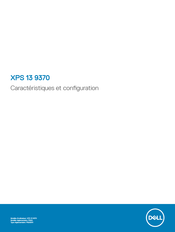 Dell XPS 13 9370 Caractéristiques Et Configuration