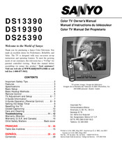 Sanyo DS25390 Manuel D'instructions