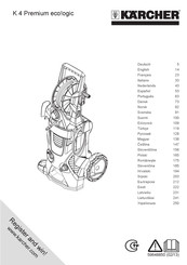 Kärcher K 4 Premium eco!ogic Mode D'emploi