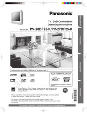Panasonic PV-27DF25-K Mode D'emploi