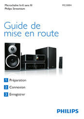 Philips MCi500H Guide De Mise En Route