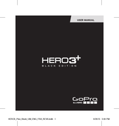 GoPro HERO3+ Black Edition Mode D'emploi