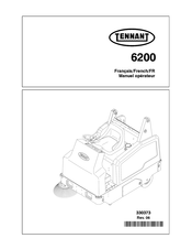 Tennant 6200 Manuel Opérateur