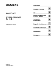 Siemens CM 1542-1 Instructions De Service