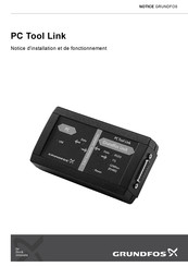 Grundfos PC Tool Link Notice D'installation Et De Fonctionnement