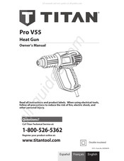 Titan Pro V55 Guide D'utilisation
