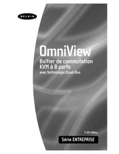 Belkin OmniView F1DE108Bea Mode D'emploi