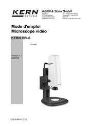 KERN Optics OIV-6 Mode D'emploi
