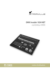 Thomann Stairville DMX Invader 1024 NET Notice D'utilisation