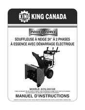 King Canada KCG-2421GE Manuel D'instructions
