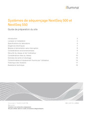 illumina NextSeq 550 Guide De Préparation