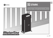 Motorline professional STARK Notice Pour L'utilisateur/Installateur