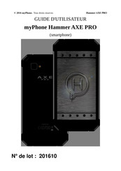 myPhone Hammer AXE PRO Guide D'utilisateur